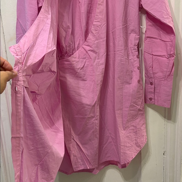 Young Fabulous & Broke Pink Button-Up Dress - Picture 7 of 10